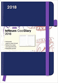 AGENDA 2018 COOLDIARIES BLUE/STAMP 16 X 22