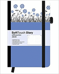 AGENDA 2018 DIARIES SOFTTOUCH SILHOUETTES CORNFLOWERS 9 X