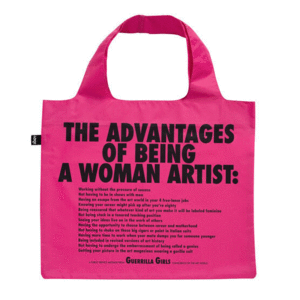 BOLSA GUERRILLA GIRLS WOMAN ARTIST