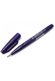 PENTEL - TOUCH PUNTA DE PINCEL MUY FINA - MORADO -  ESPECIAL LETTERING