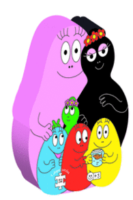 PUZZLE LA FAMILIA BARBAPAPA