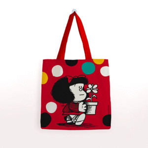 BOLSA ALGODON MAFALDA MEDIANA-PLANTA