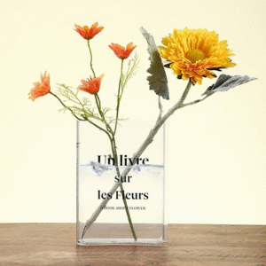 FLORERO METACRILATO - UN LIVRE SUR LES FLEURS