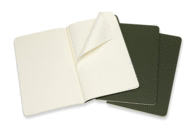 MOLESKINE CAHIER JOURNAL, LARGE, PLAIN, MYRTLE GREEN (13 X 21CM)