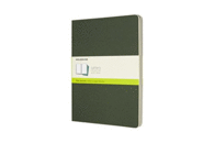 MOLESKINE CAHIER JOURNAL, X-LARGE, PLAIN, GREEN (19 X 25CM)