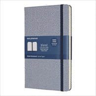 MOLESKINE LIMITED EDITION BLEND COLLECTION NOTEBOOK, LARGE, RULED, BLUE (5 X 8.25)