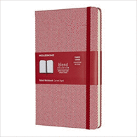 MOLESKINE LIMITED EDITION BLEND COLLECTION NOTEBOOK, LARGE, RULED, RED (5 X 8.25)