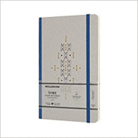 MOLESKINE LIMITED COLLECTION TIME NOTEBOOK, LARGE, PLAIN, BLUE, HARD COVER (14 X 21 CM)