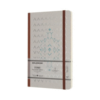 MOLESKINE LIMITED COLLECTION TIME NOTEBOOK, LARGE, PLAIN, BROWN, HARD COVER (14 X 21 CM)