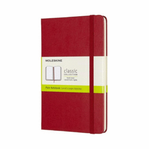 MOLESKINE LIBRETA CLASICA TAPA DURA ROJA M LISA 