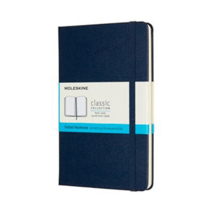 MOLESKINE - PLAIN CLASSIC SOFT NOTEBOOK M PUNTEADA AZUL MARINO