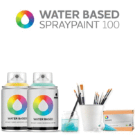 SPRAY PAINT MONTANA BASE AGUA 100 ML - ORO - FRAME GOLD