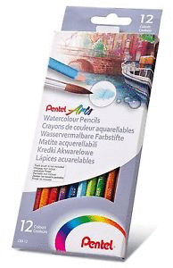 PENTEL - LÁPICES ACUARELABLES