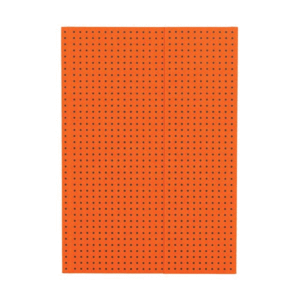 CIRCULO ORANGE ON GREY A5 UNLINED