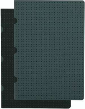 CIRCULO BLACK ON GREY / GREY ON BLACK A5