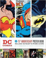 DC COMICS 75 ANIVERSARY POSTER BOOKS
