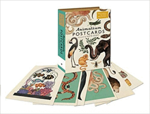 ANIMALIUM - BOX OF 50 POSTCARDS / CAJA DE 50 POSTALES