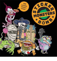 STICKERS MONSTERS MOBM