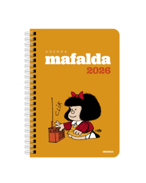 MAFALDA 2026, ANILLADA MÓDULOS NARANJA