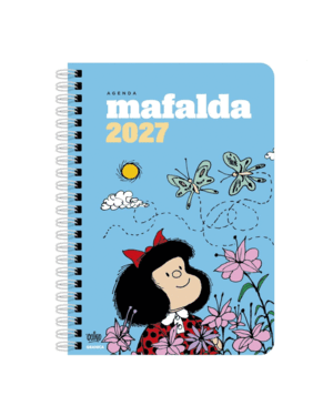 MAFALDA 2027 ANILLADA MODULOS CELESTE