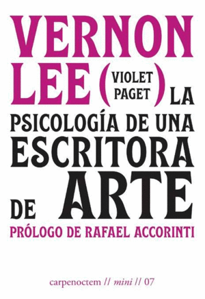 LA PSICOLOGÍA DE UNA ESCRITORA DE ARTE