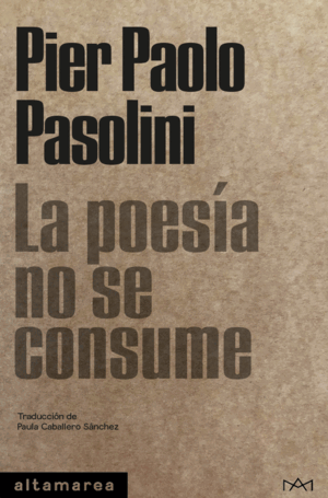 LA POESÍA NO SE CONSUME