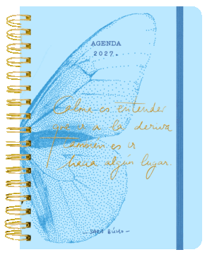 AGENDA ANUAL DIARIA 2027 SARA BÚHO