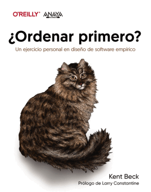 ¿ORDENAR PRIMERO? UN EJERCICIO PERSONAL EN DISEÑO DE SOFTWARE EMPÍRICO