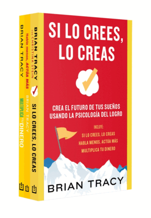 PACK BRIAN TRACY (CONTIENE: SI LO CREES LO CREAS  HABLA MENOS, ACTÚA MÁS  MULT