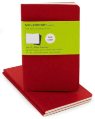 MOLESKINE RED 3 PLAIN CAHIER JOURNALS P ROJO LISO BLANDA 3