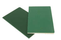 MOLESKINE VOLANT NOTEBOOK (SET OF 2 ), LARGE, PLAIN, EMERALD GREEN, OXIDE GREEN, SOFT COVER