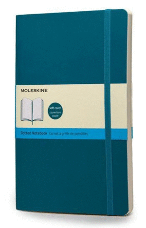 LIBRETA MOLESKINE DOTTED NOTEBOOK LARGE AZUL PUNTEADO - 13 X 21