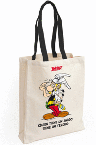 BOLSA ASTÉRIX. QUIÉN TIENE UN AMIGO TIENE UN TESORO