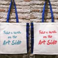 BOLSA ART SIDE AZUL