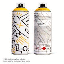 MONTANA LIMITED EDITION KEITH HARING AMARILLO MEDIO