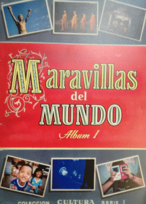 ALBUM DE CROMOS MARAVILLAS DEL MUNDO