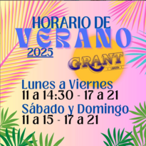 HORARIO de VERANO