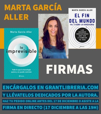 FIRMA - MARTA GARCÍA ALLER - LO IMPREVISIBLE