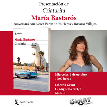 PRESENTACIÓN /  01-10-25  /  MARÍA BASTARÓS - CRIATURITA