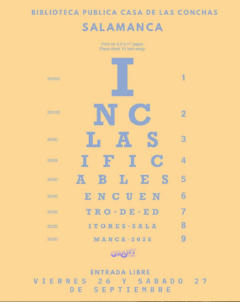 FERIA / 25 Y 27 DE SEPTIEMBRE / INCLASIFICABLES (SALAMANCA)