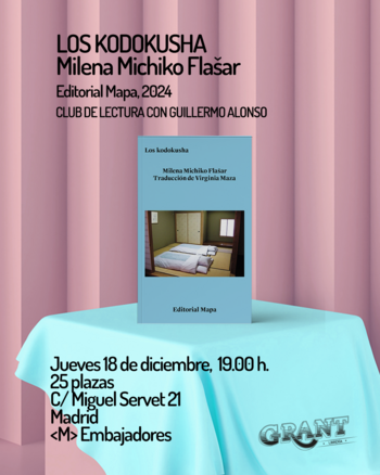CLUB DE LECTURA: LOS KODOKUSHA con Guillermo Alonso
