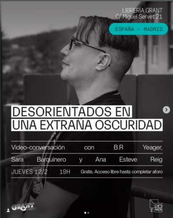 12/02: Conversación con  B. R. Yeager.