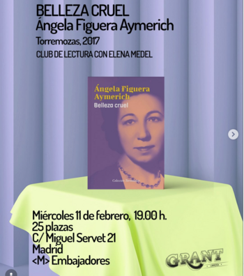 CLUB DE LECTURA: LOS LIBROS DE... ELENA MEDEL