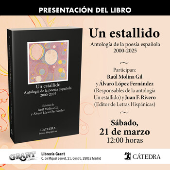 DÍA  POESIA Un estallido. Antología de la poesía española