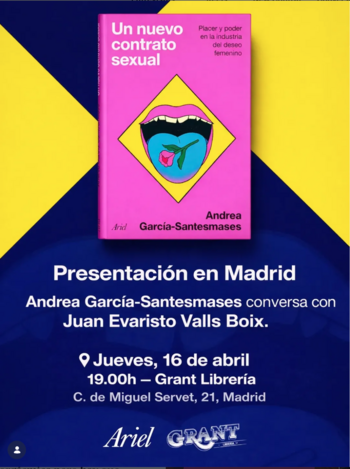 Andrea García-Santesmases presenta Un nuevo contrato sexual