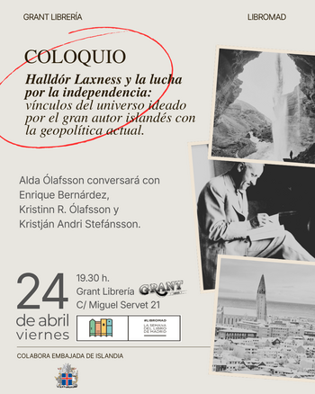 24/4: Halldór Laxness de la mano de la Embajada de Islandia