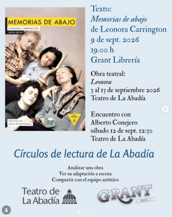 CLUB DE LECTURA de la Abadía y Grant: Memorias de Abajo
