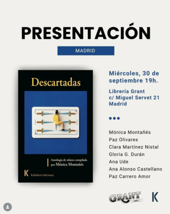 30/09: Presentación de Descartadas en Grant